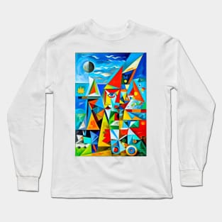 Sailboat Serenity: Design Collection Long Sleeve T-Shirt